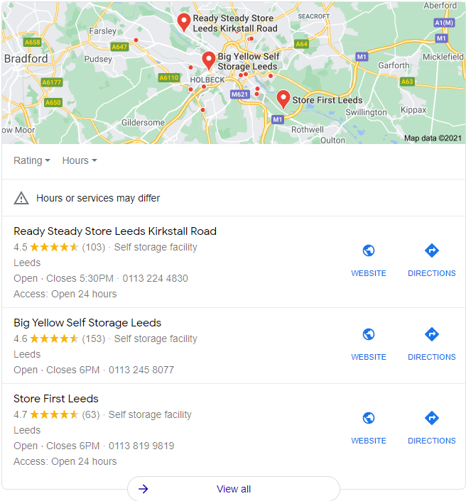 Google my business